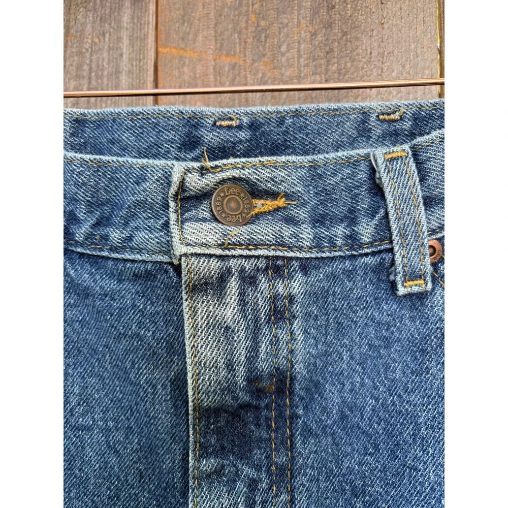 Lee Jeans Mens Vintage 1997 Relaxed‎ Fit Blue Denim Pants Size 36x30 - Picture 3 of 6